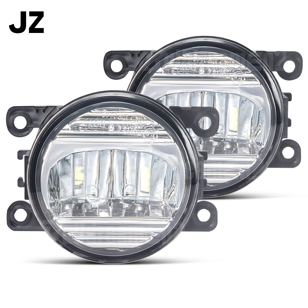 2 Pieces 30W 3000LM Fog Light Assembly For Alfa Romeo Stelvio (949_) 2016-2023 Car LED Fog Daytime Running Lamp DRL H11