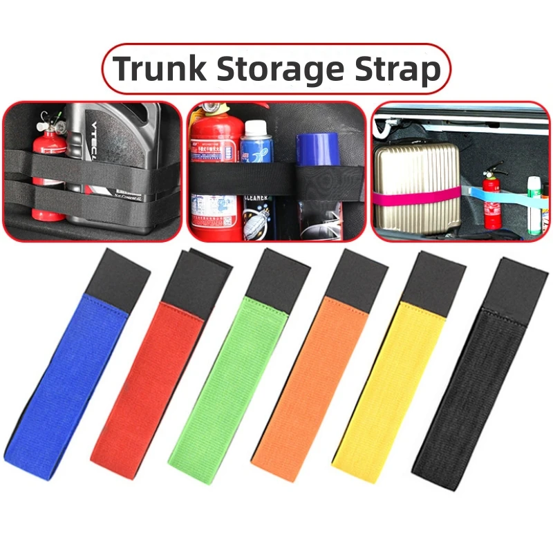 Car Trunk Organizer Fixing Belt Storage Bag Magic Tapes Auto Accessries Stowing Tidying styling Organizers 5