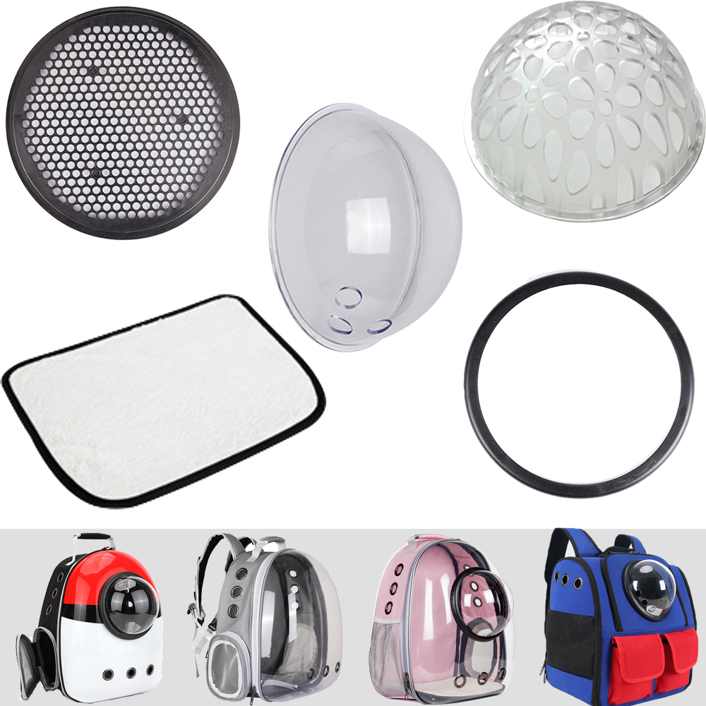 Pet Cat Backpack Carrier Accessory Mat Transparent Cover Cellular Network for Cat Bags Pet Outdoor Travel Part