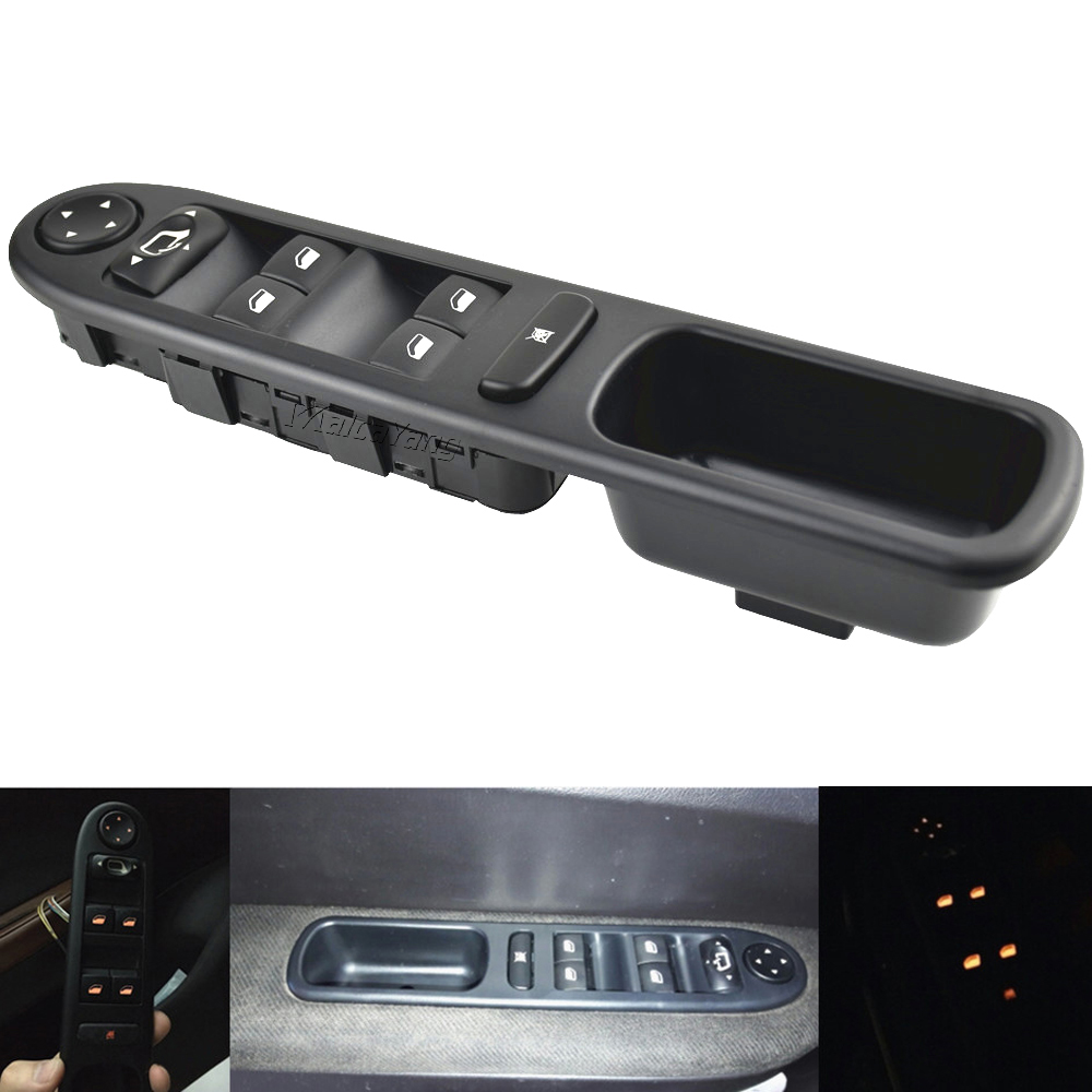6554.KT 96351625XT Master Electric Power Window Lifter Control Switch For Peugeot 307 307SW 307CC Car Accessories 6554KT