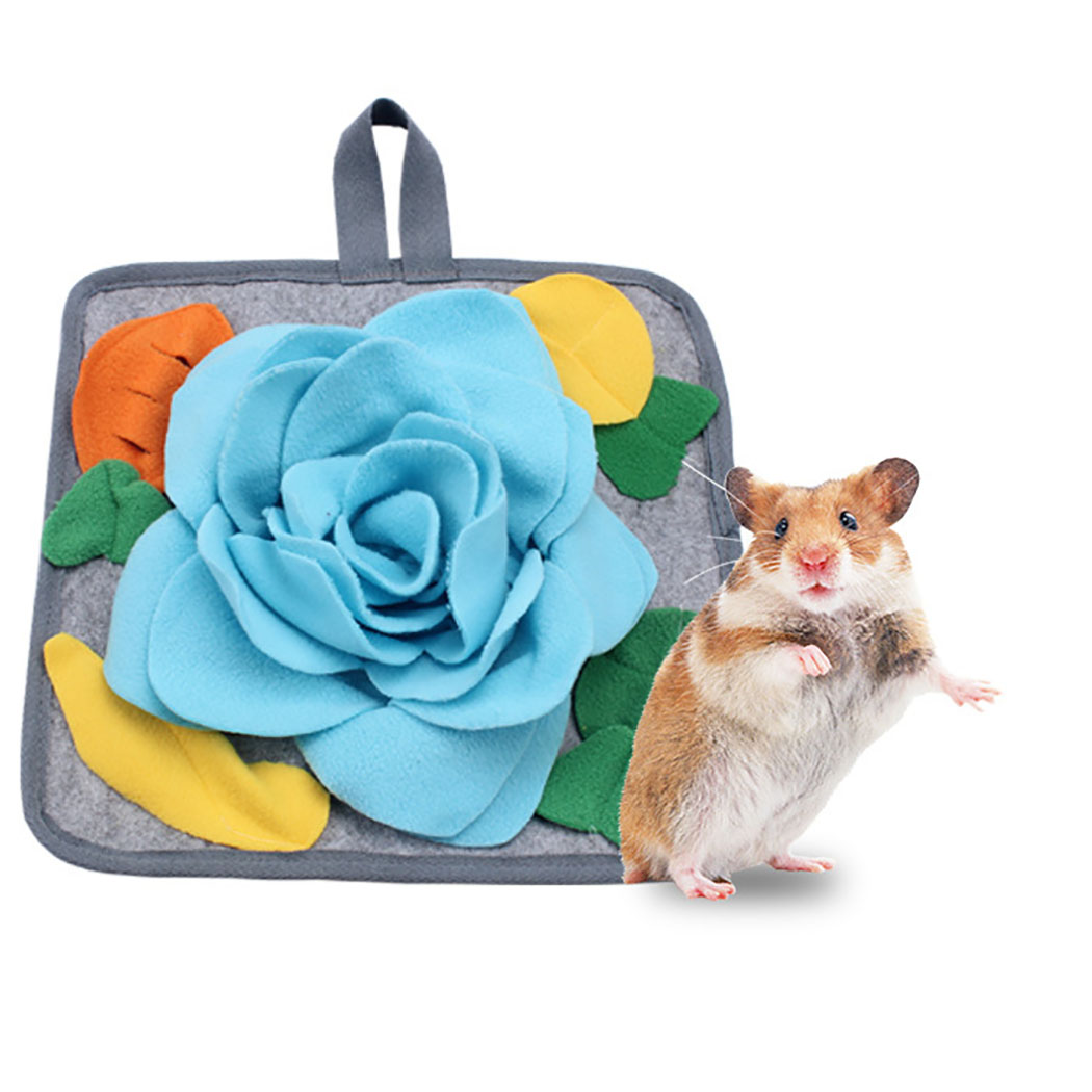 Pet Snuffle Mat for Dogs Encourages Natural Foraging Skills Kitten Puppy Rabbit Interactive Feed Game for Boredom Olfactory Pad
