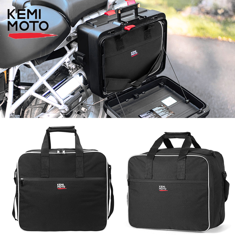 KEMIMOTO Motorcycle Black Lage Side Inner Bag For R1200GS LC Adventure F750GS R1250GS F850GS Vario Case