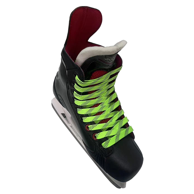 Jofa Skate Laces Hockey 84 96 108 120in Dual Layer Braid Extra Reinforced Tips Waxed Tip Design Ice Hockey Skate Hockey