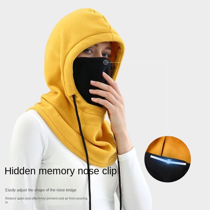 2022 Fleece Winter Warmer Thermal Windproof Balaclava Cold Weather Hat Helmet Liner Full Face Caps Men Women Cap Beanies