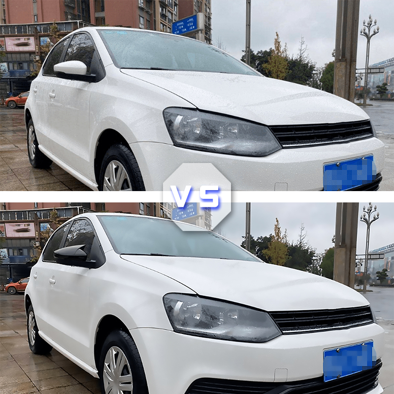 Gloss Black Side Wing Rear View Rearview Mirror Cover Case Caps Shell Replace For For VW Polo 5 6R 6C V 2009-2017 ef058