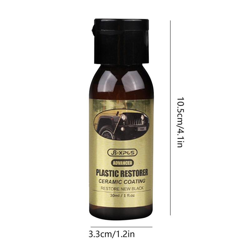 Automotive Interior Cleaning Agent 30ml Ceramic Trim Coat Kit Quick Trim Restorer Ceramic Coating Better Than Car Wax Polish And