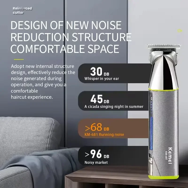 Beard Original Kemei 4in1 and Hair Trimmer For Men body Shaver groomer electric Nose ear Hair clipper rechargeable smile