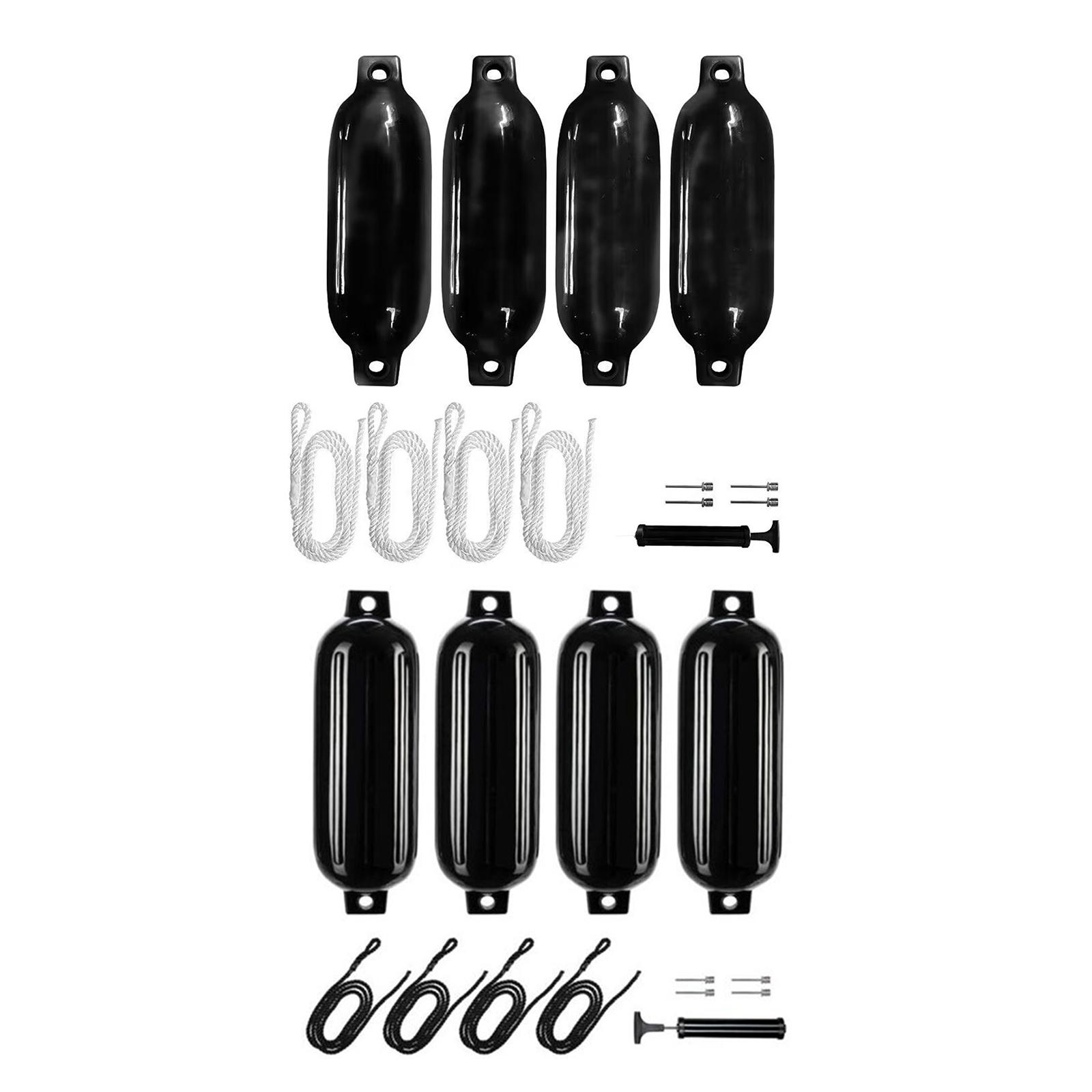 Boat 4 Pieces Marine Fender Use To Yacht Fishing Boats Sailboats 1 Air Pump Accessories 4 Needles Boat Bumpers For ddmysmile Pontoon Smile