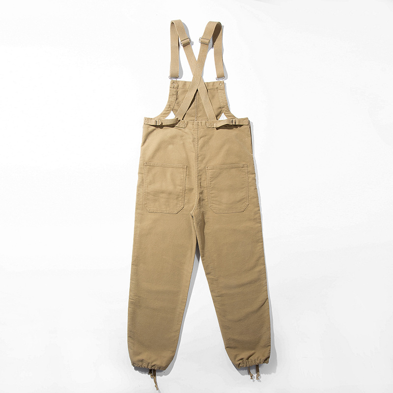 Deck Pants Overalls Suspenders Worker Pants Moleskin Couple Jumpsuit Outdoor BBQ Fishing Cargo Trousers Tooling