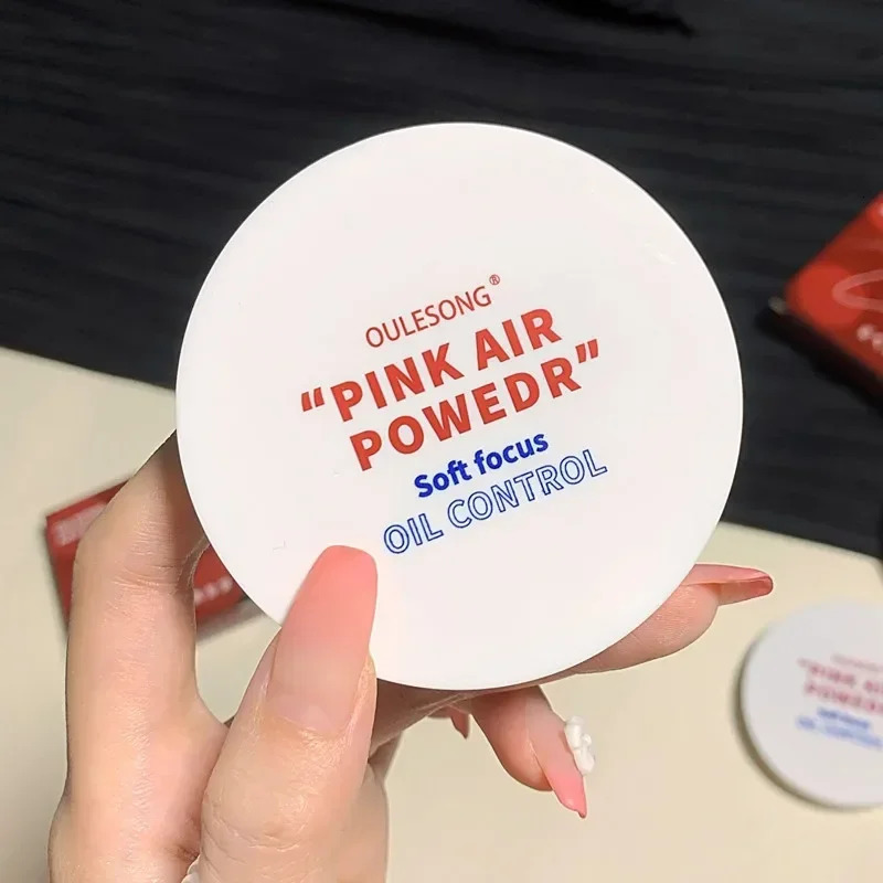 Pressed Powder Transparent White Brighten Oil Control Concealer Lasting Natural Face Makeup Setting Powder Waterproof Cosmetic 240704