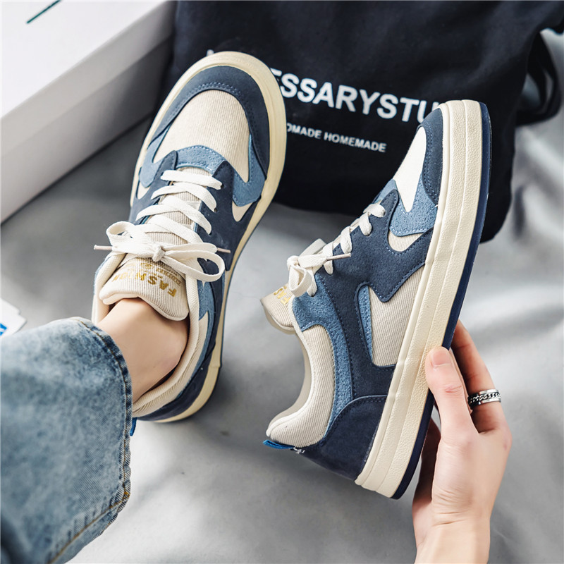 Men Casual Shoes Youth Wear Simple Style Design NEW hot Sense Versatile Triple Brown hot Blue Free shipping