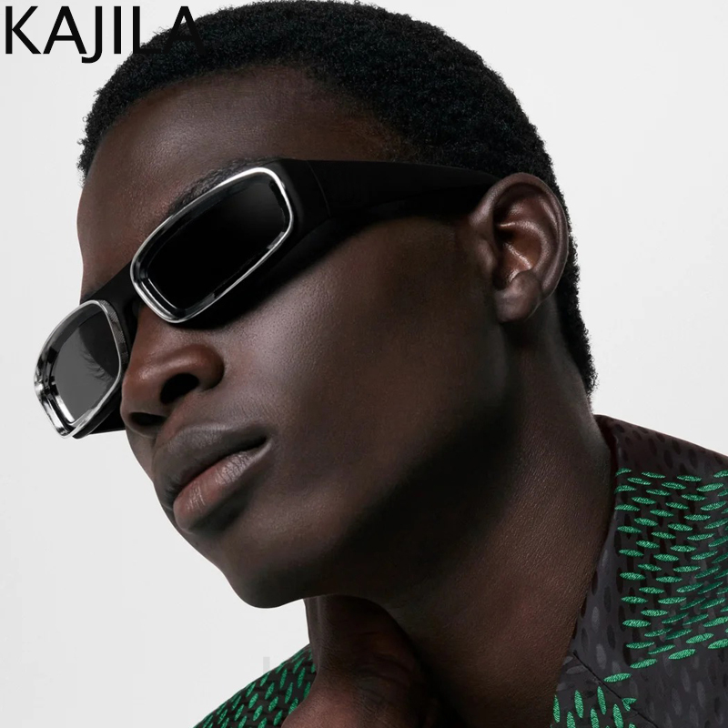 Punk Small Sunglasses Rectangle Men 2024 Brand Design Vintage ddmysmile Low Square Sun Glasses For Male Retro Eyewear Shades Uv400 Smile