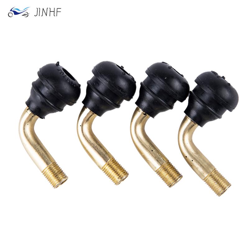 4PCs Rubber Angle Valve For Tubeless Tires Nipple For Tubeless Disc Wheel Nipple (pvr40/pvr50/pvr60/pvr70)