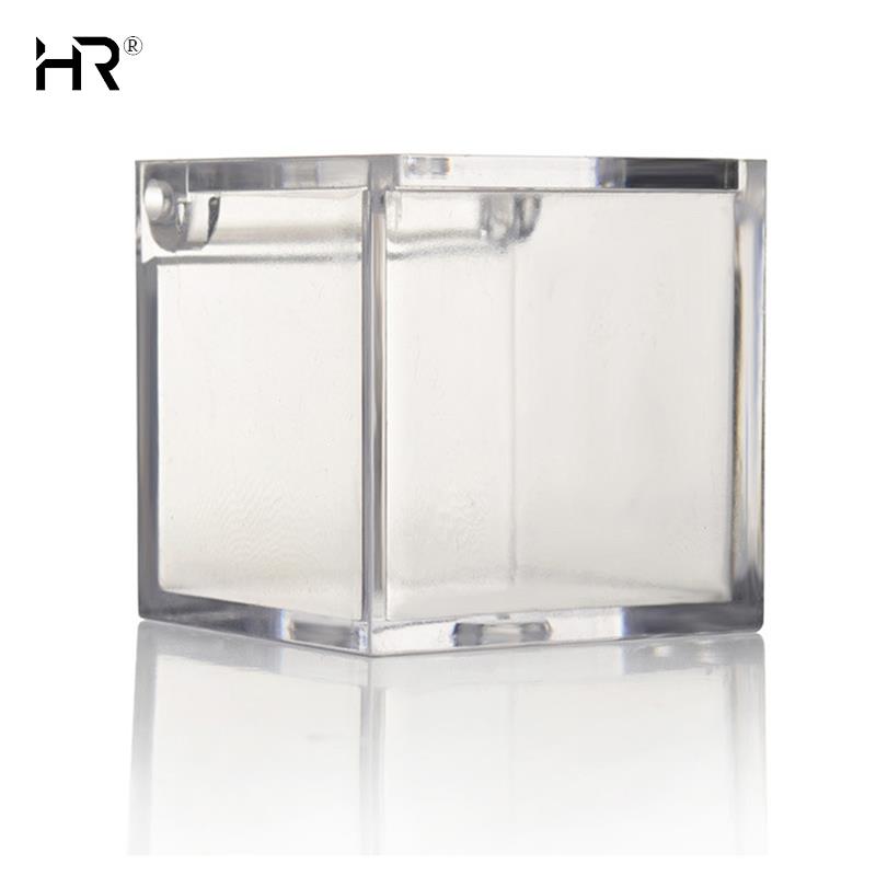 4.5cm-10cm Large Capacity Jewelry Storage Box Clear Acryl Cube Portable Jewelry Storage Earrings Necklace Ring Jewelry Display