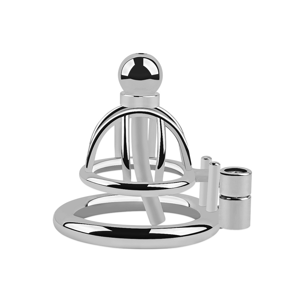 Small Penis Lock Cock Cage Male Chastity Urethral Catheter Penis Ring Chastity Device BDSM Sextoys Bondage For Men Drop Shipping