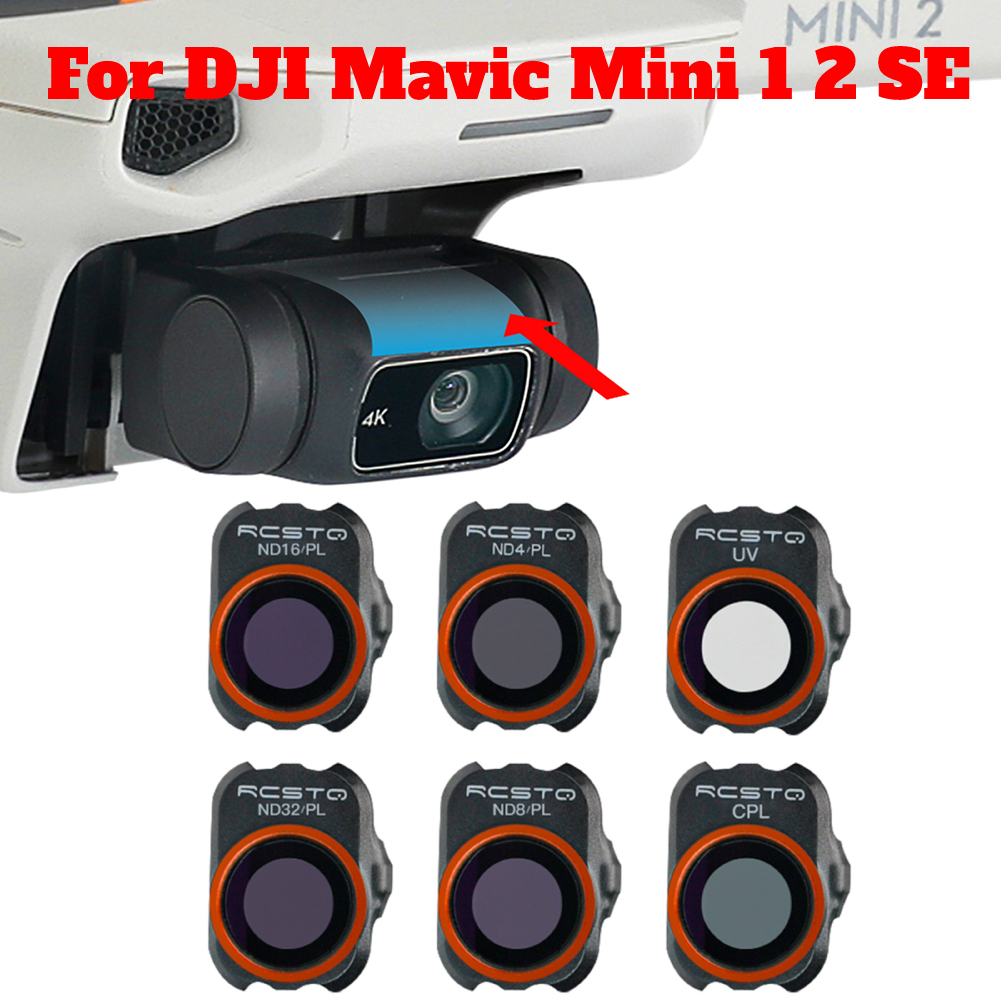 New DJI Mini 2 Camera Lens Filter for DJI Mavic MINI 1/2/SE Drone Filter Set UV/CPL/4ND PL/8 ND PL/16ND PL/32 ND PL Accessories