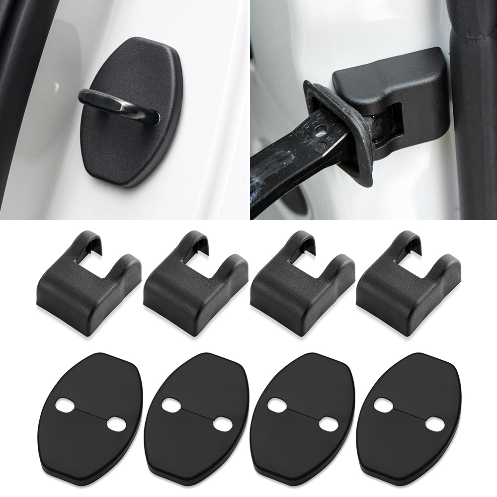 Car Door Lock Check Arm Cap Cover Door Stopper Cover for Volkswagen VW Passat Golf 6 7 Jetta Tiguan Beetle Scirocco Polo Bora