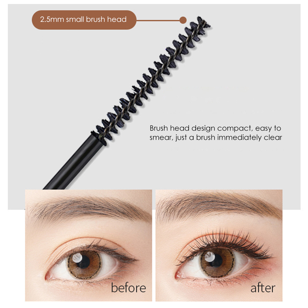 deb Fine Natural Brush Head Mascara Ultra fine Waterproof Slender Curling Lasting Makeup Cosmetics
