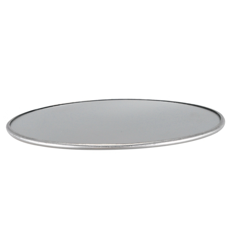 4X Silver Tone 3.7 Inch Dia Round Rear View Blind Spot Mirrors For Car