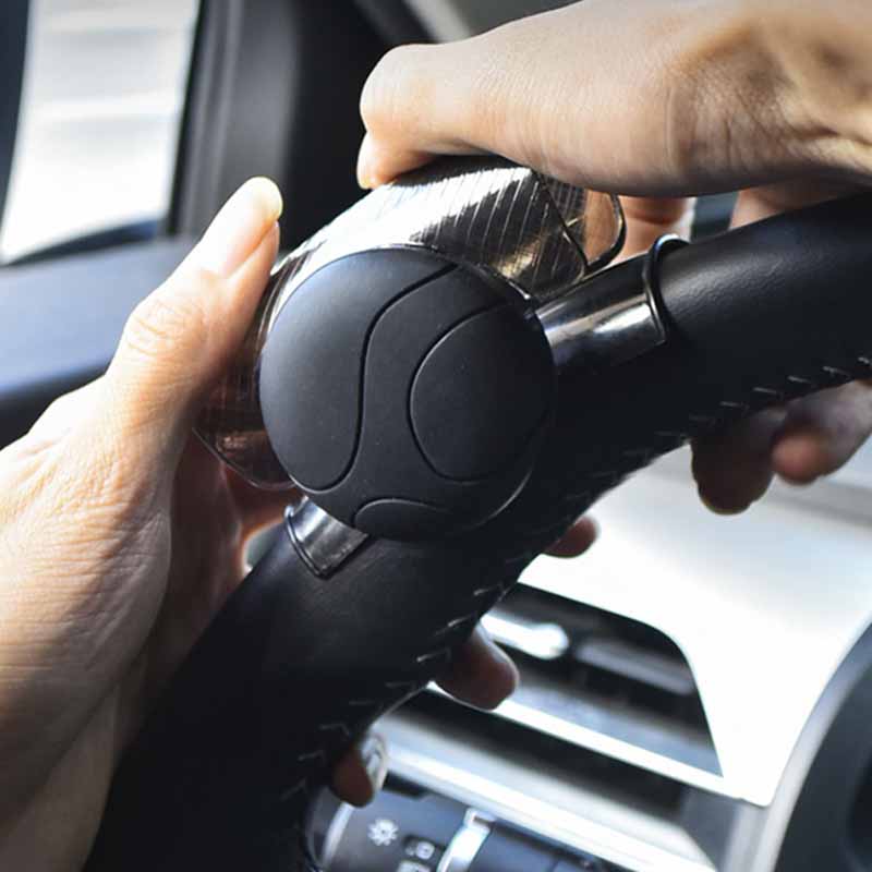 Car 360° Steering Wheel Spinner Knob Power Handle Ball Hand Control Assister Grip Turning Helper Auxiliary Booster Strengthener