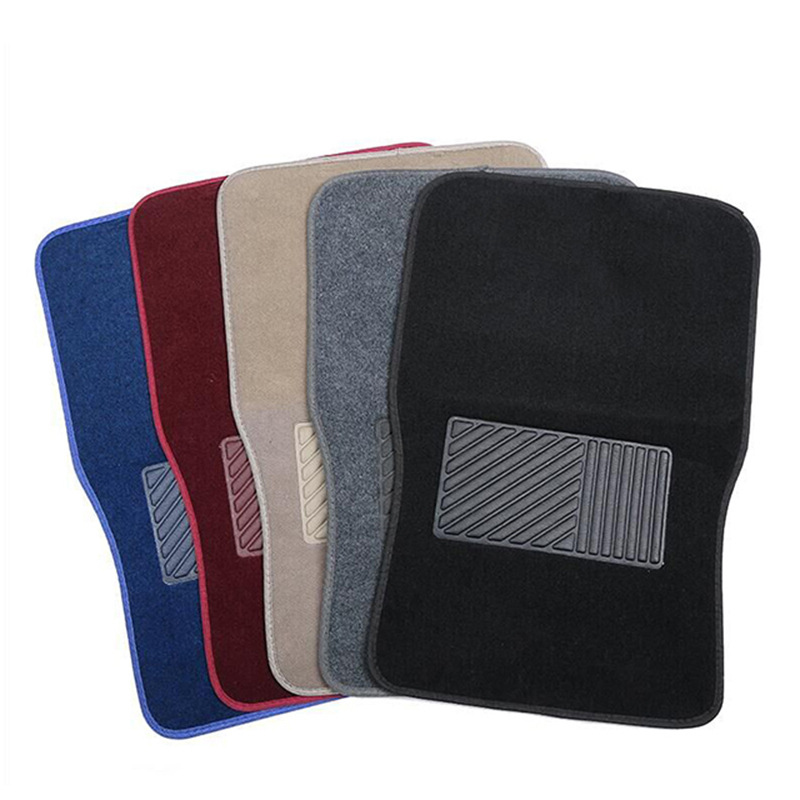 Polyester Anti-slip For Cars Fully Surrounded Protective Mat SUV GM Flame Retardant PVC Universal Car Floor Mats Accessories
