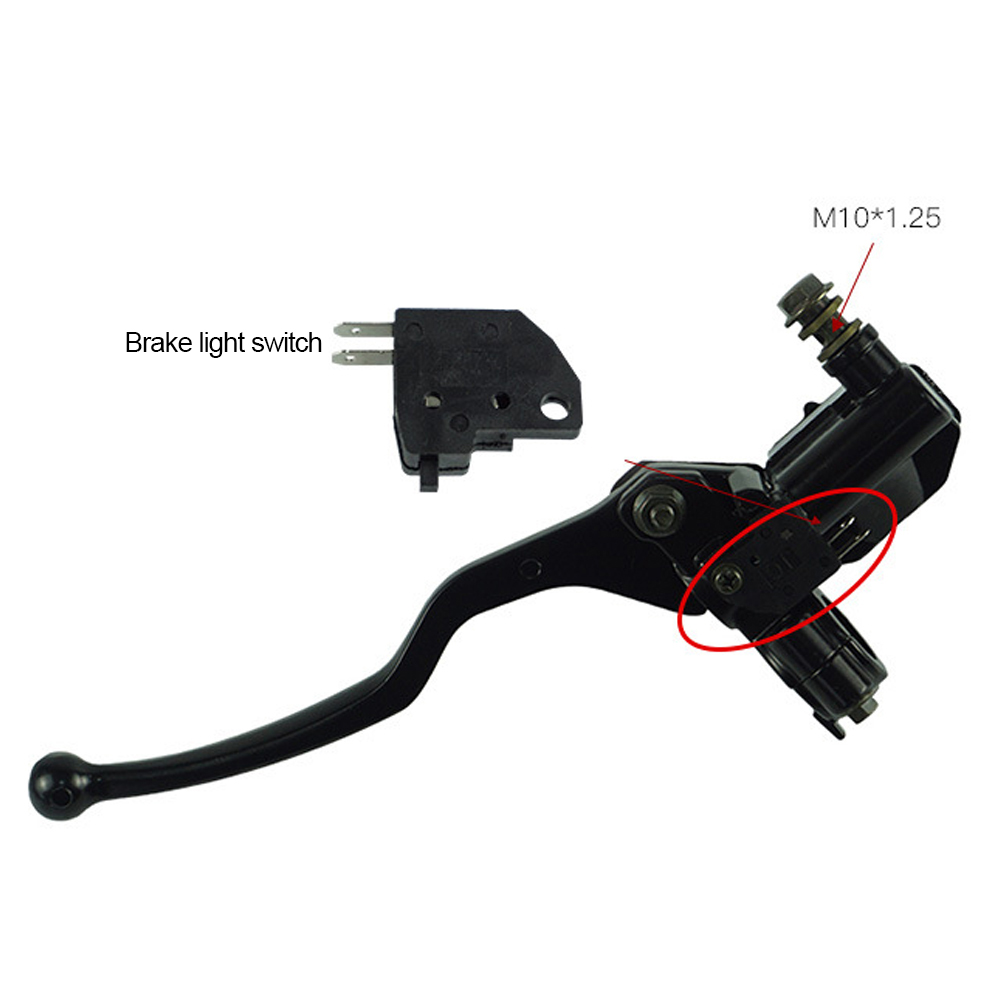 Pompe de frein de moto pour Honda, guidon long, levier d'embrayage de frein, CG125, CG 7/8, 125CC, 125mm, 220 ", 22mm