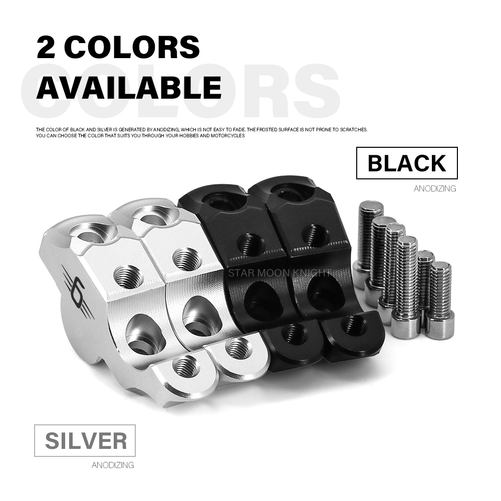Motorcycle Accessories Handlebar Riser Drag Handle Bar Clamp Extend Adapter For K 1600 B K 1600 Grand America K1600B K1600GA 0bb1b