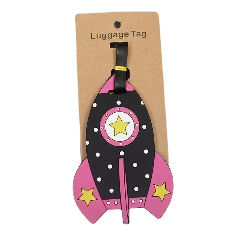 Travel Cute Lage Tag Plane & Car Lage Tag Silica Gel Suitcase ID Addres Holder Baggage Boarding Tag Portable Label c89be 5 e2302