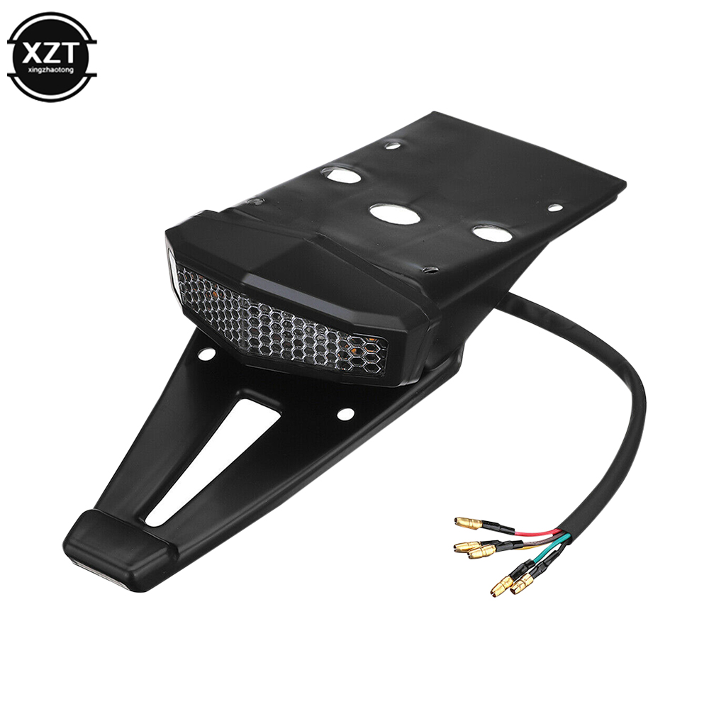 Signal Lamp Universal Motorcycle ATV LED Rear Tail Brake Stop Indicator Turn Signal Light for Bobber Enduro Dirt Bike Accessory