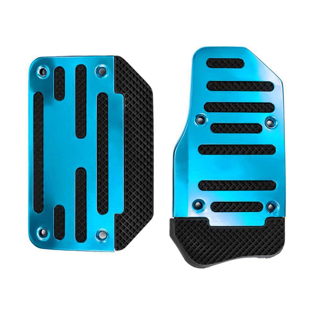 2pcs Automotive Accelerator Pedal Aluminum Alloy Anti Slip Automotive Pedal Or Brake Pedal Manual Accelerator Pedal