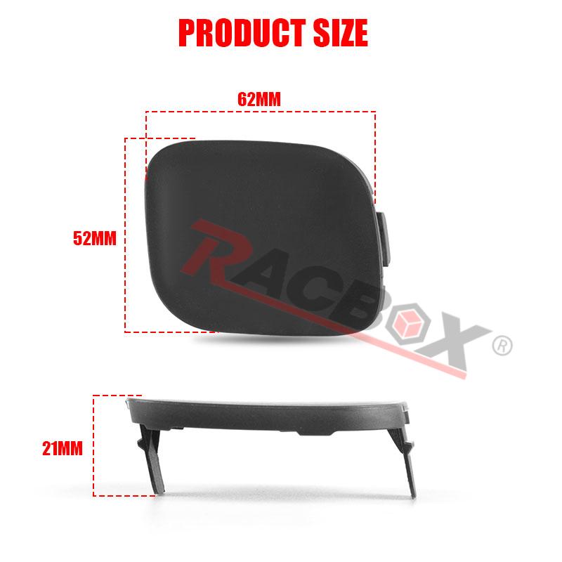 2Pcs Car Front Bumper Tow Hook Eye Cap Cover for Toyota Prius 2010 2011 2012 L&R 52128-47010 52127-47020 Accessories Replacement