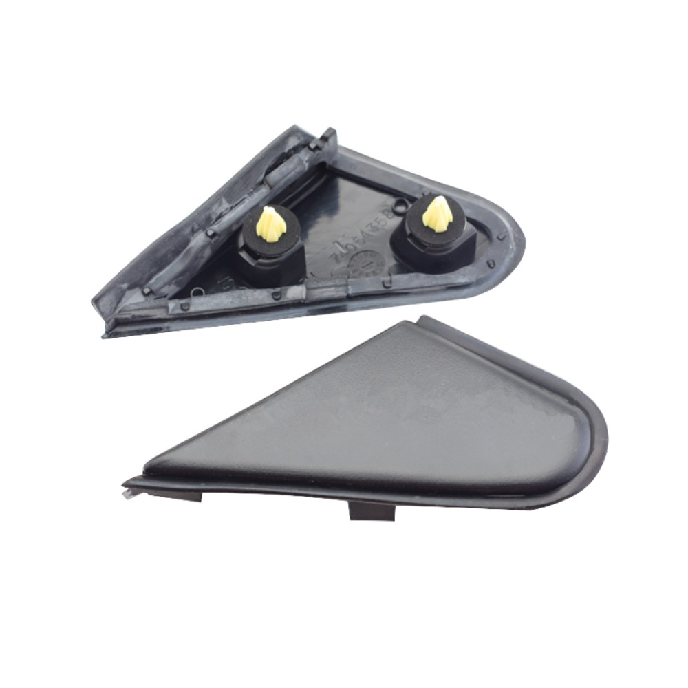 1 OR 2 Pcs Garnish Mirror Pillar Trim for Lancer CX CY CZ 7405A055 2007-2020 Triangle Plate for EVO X Black Cover for FORTIS 6b350