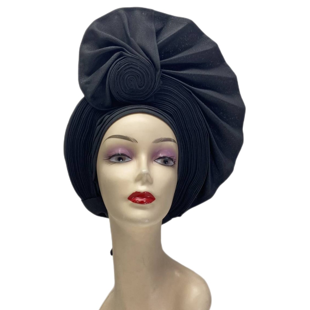 Aso Oke Nigeria For Traditional Marriage Nigeria Auto Gele Women Headtie Nice African Bonnet Hat For Lady Party
