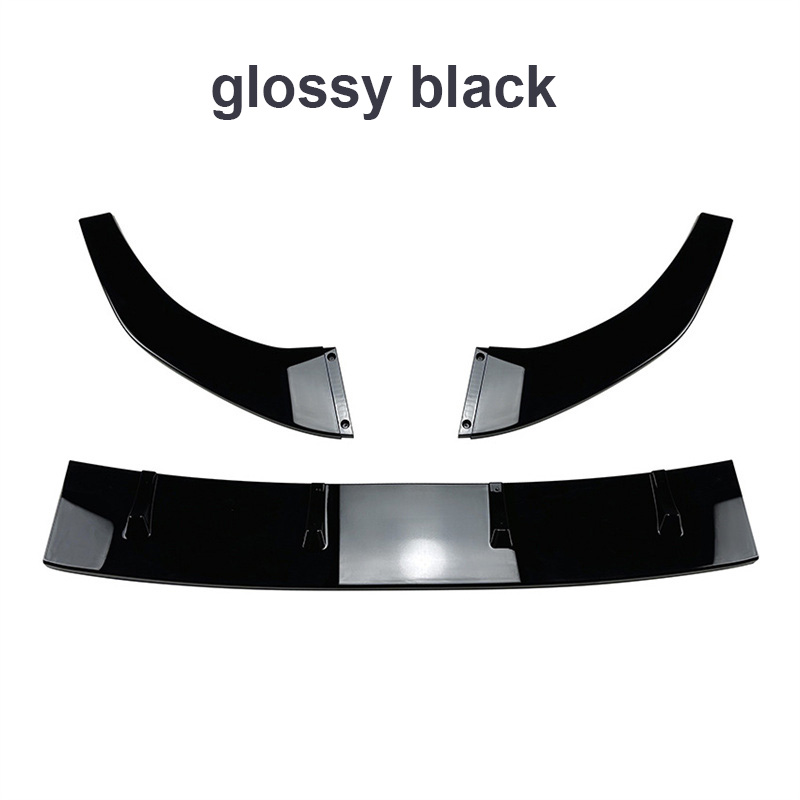 Car Front Lower chin Lip Splitter Diffuser Kit Spoiler Bumper Guard Protector For VW Golf 7 GTI R Rline 2013-2016