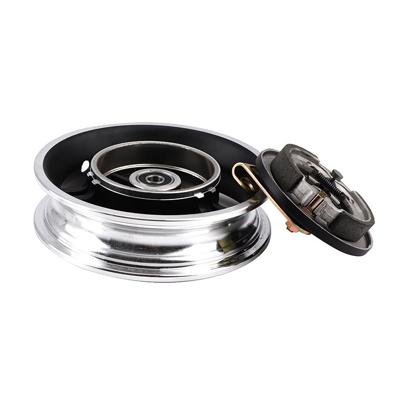 8 inch 10 inch Aluminum alloy rims with drum brake wheel hub fit for electric scooter 10x2.5 10x2.125 200x60 200x50 tire