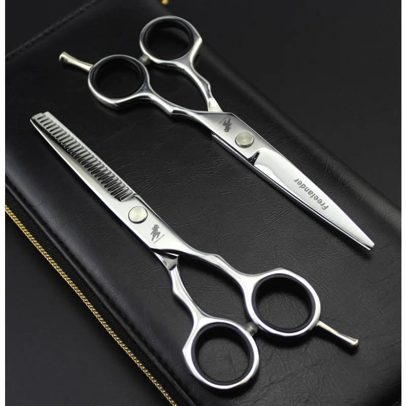 Japan 4cr steel 6'' cut haircut sissors thinning barber makas haircutting hair cutting shears hairdresser scissors H260303