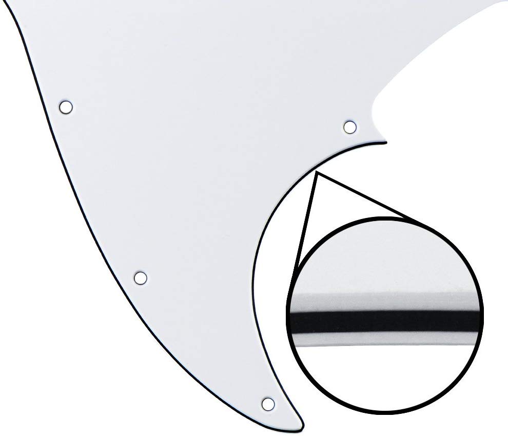 4 String Jazz Bass 3Ply 10 Hole Jazz Bass Pickguard J Bass Scratch Plate Pick Guards for Jazz Bass with Screws 11Colors