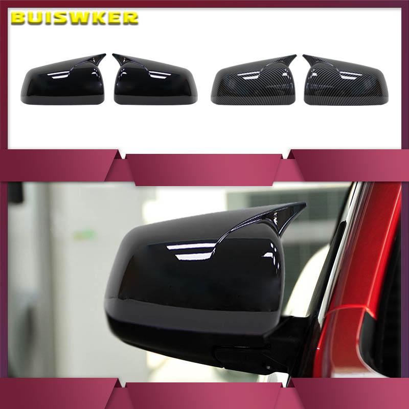 For Mitsubishi Lancer X 10 EX EVO 2008-2016 Side Door Rearview Mirror Cover Cap Trim Shell Sticker Car Styling Accessories Part cd57d