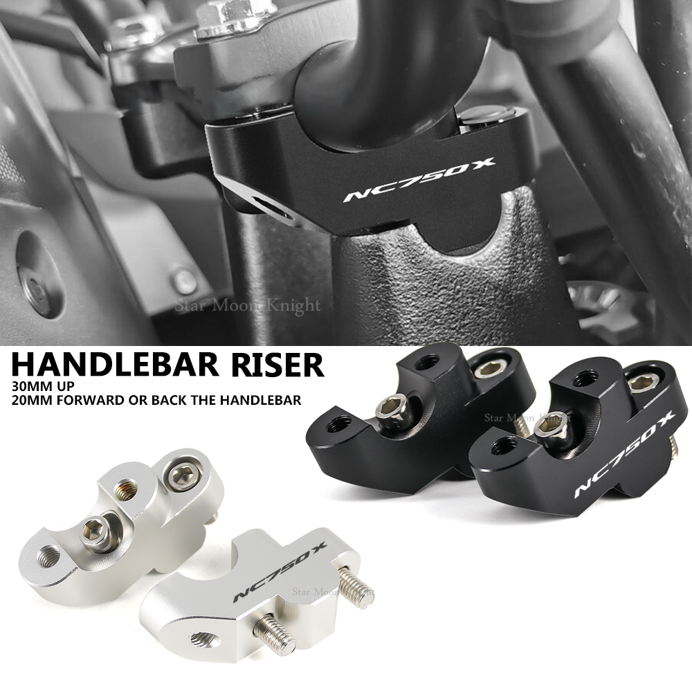 For Honda NC 750 X NC750X 2016 - 2021 CB500X CB500F CB300F Motorcycle Accessories Riser Lifting Handlebar Clamp Handlebar Riser c79f6 5 400c9
