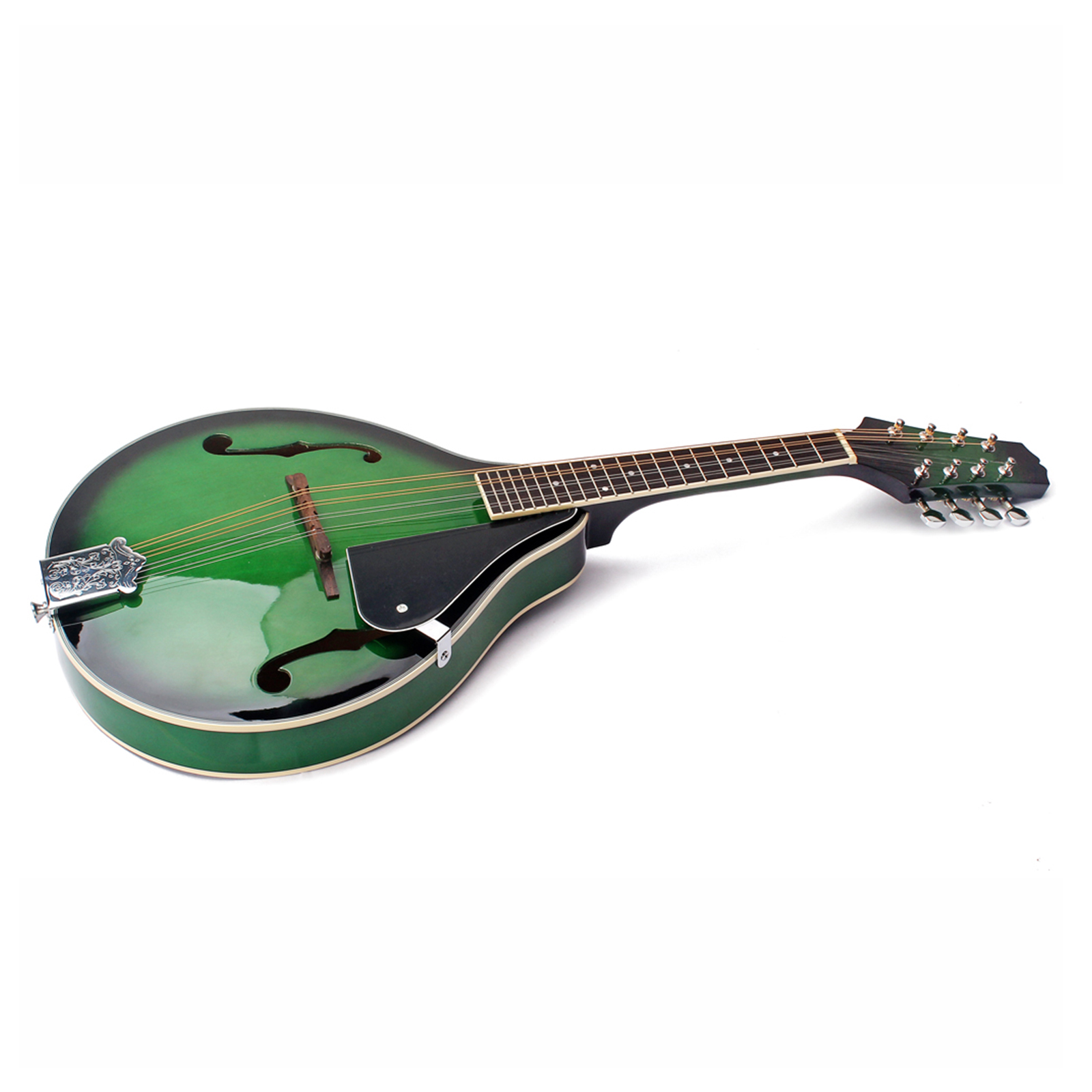 Mandolin A Style 8-String Basswood Body Engineer Wood Fingerboard Adjustable String Instrument for Benginners with Storage Bag