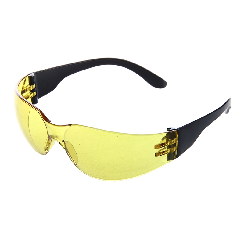 2X Yellow Clear Lens Indoor Outdoor Sports Safety Glasses Protective Eyewear