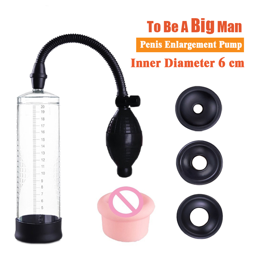Penis Pump Enlargement Dick Vacuum Extender Sex Toy For Man Trainer Enlarger Adult Sexy Product Male Masturbator