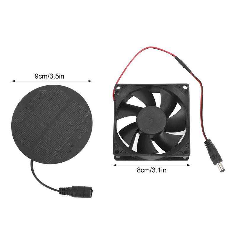 Solar Exhaust Fan Solar Powered Roof Exhaust Fan Vent Device For Chicken Coops Dog Houses Greenhouses Pet Homes Gardens IP65