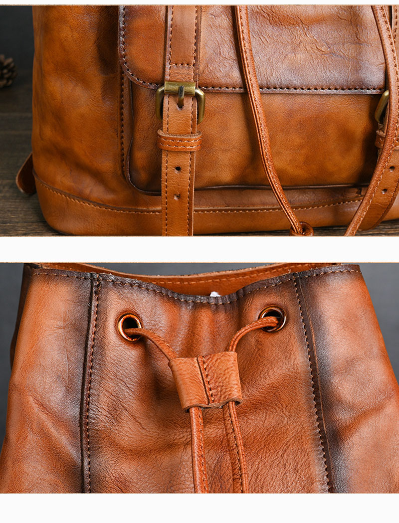 Luufan Anti theft Man's Backpack Genuine Leather Waterproof Laptop Daypack Women Rucack School Bag Travel Backapack For Man dh1798093