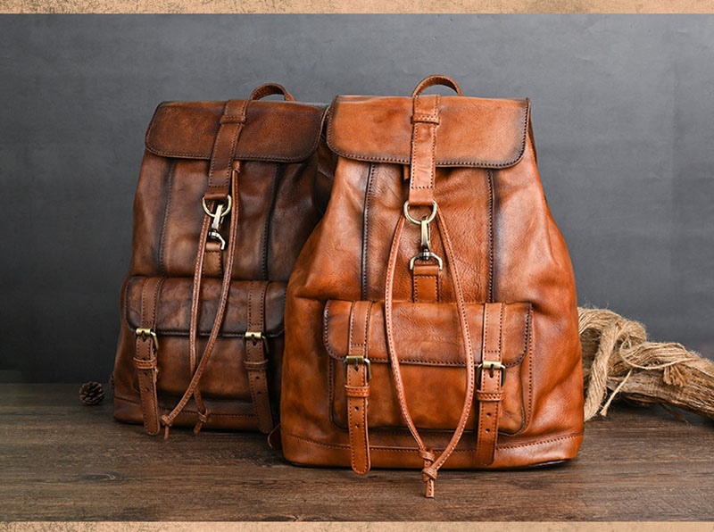 Luufan Anti theft Man's Backpack Genuine Leather Waterproof Laptop Daypack Women Rucack School Bag Travel Backapack For Man dh1798093