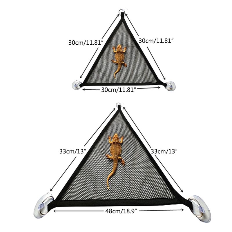 Hammock Suitable for Iguanas, Anoles, Geckos, Snake Lizards Hanging- Bed House 30cm/33cm