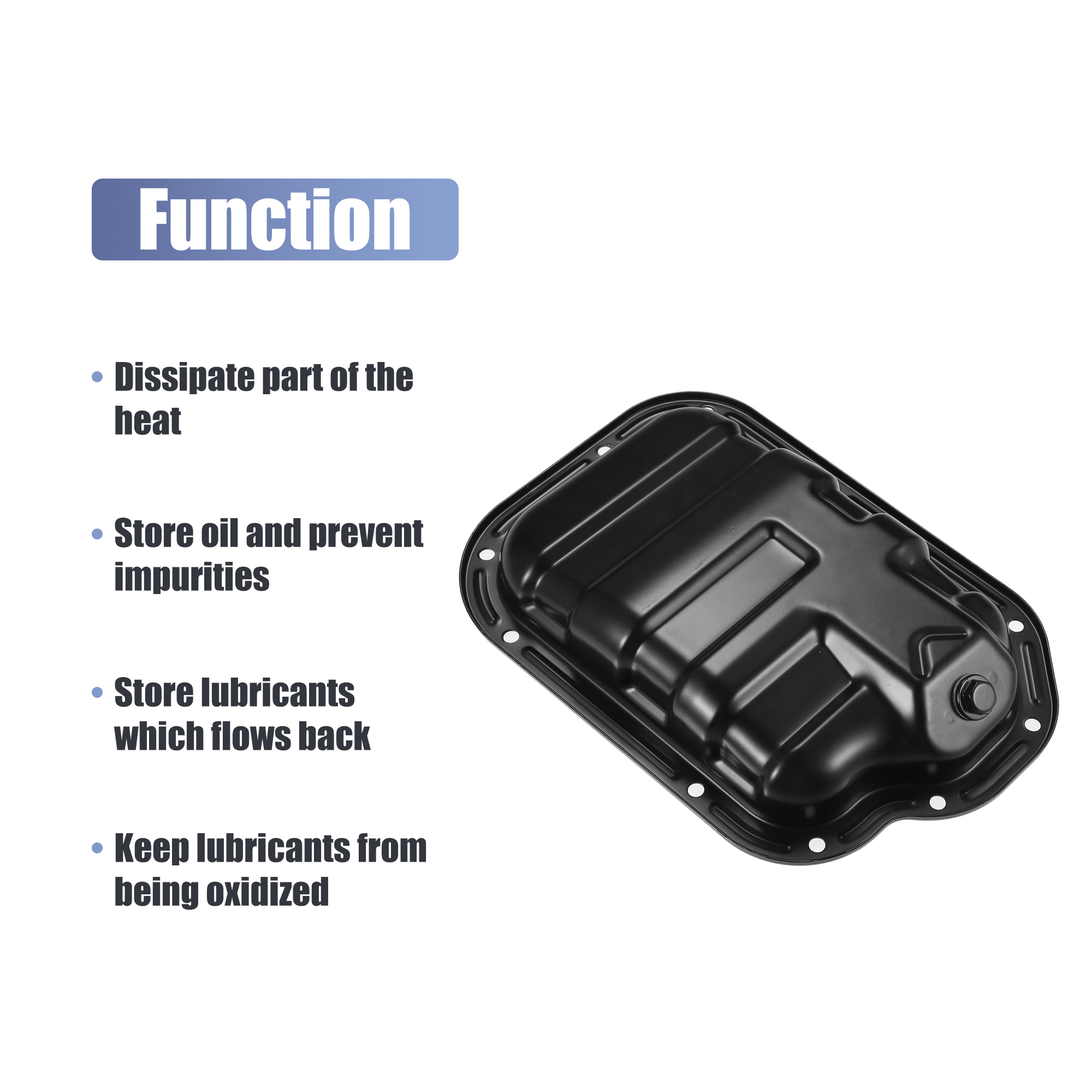 X Autohaux Engine Oil Pan No.11110AL810 FX35 2003-2008 G35 2004-2006 for Infiniti M35 2006-2008