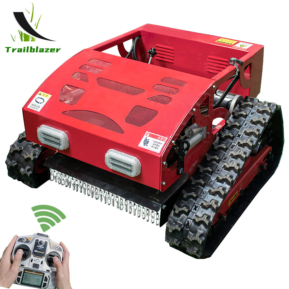 7.5HP Professional Robot Crawler Remote Control Lawn Mower For Farm Garden and Home Orchard