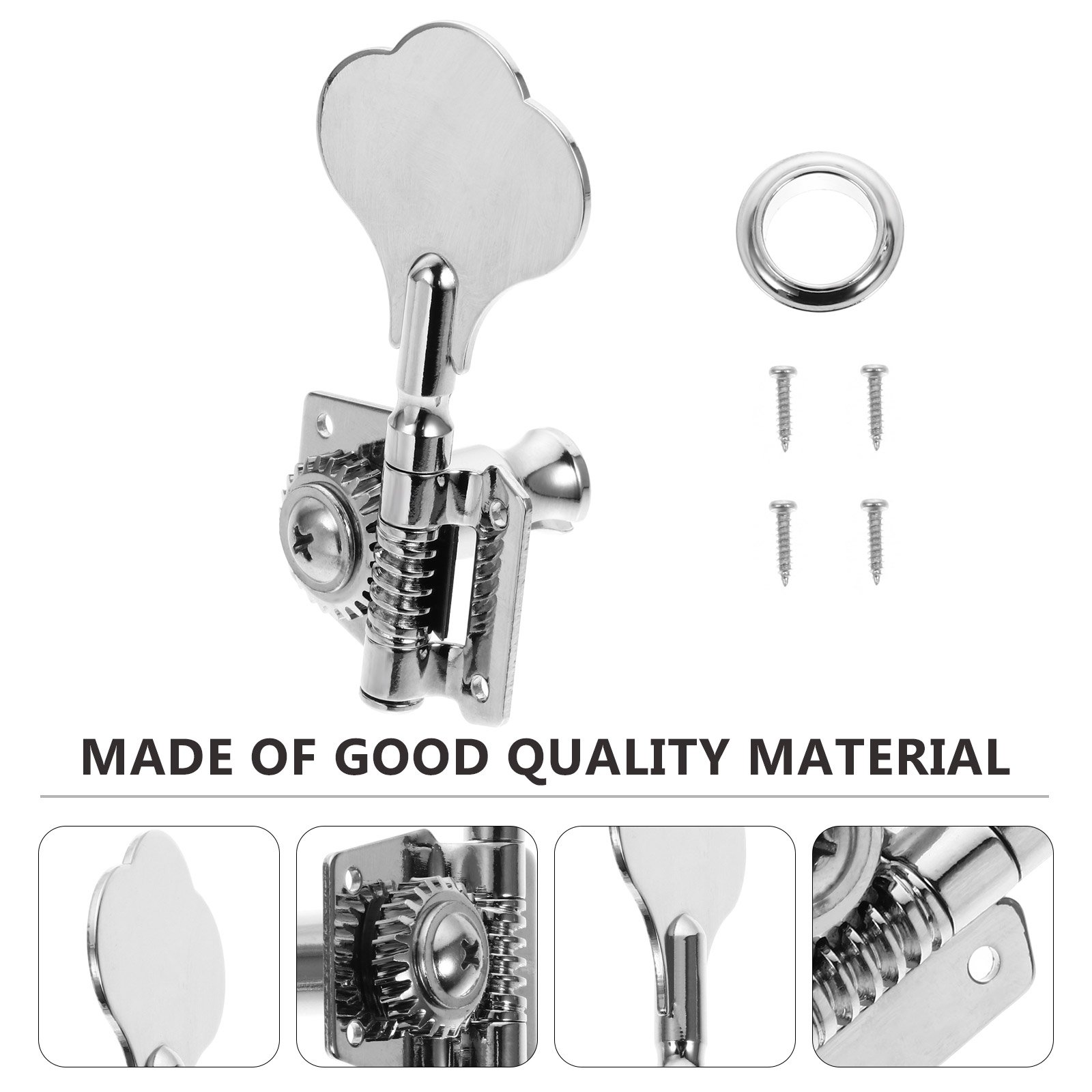 Electric Bass Tuners Guitar Accessories Parts Machine Head Heads Tuning Key Peg A3 Steel Plate Pegs