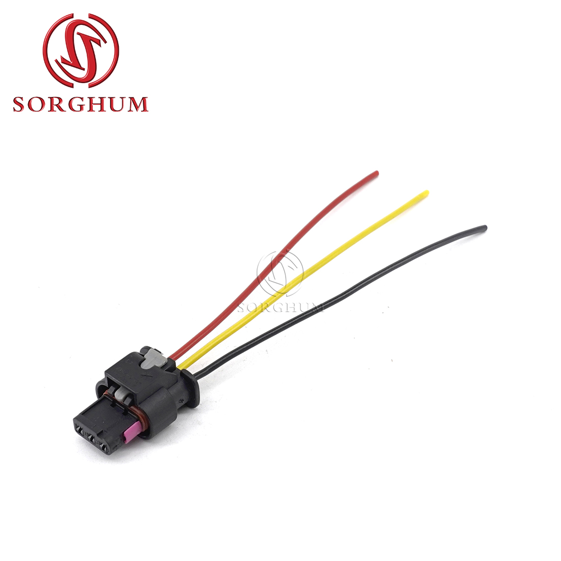 SORGHUM 4F0973703 3C0973203 3 Pins Parking Sensor Plug Connector Cable For VW Passat Golf Audi Seat Skoda 4F0973703A PDC Wire
